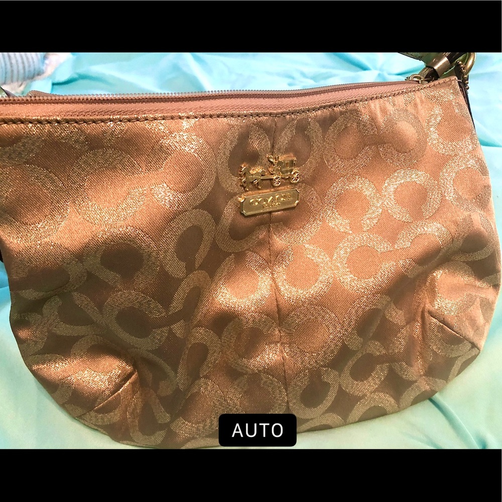 Coach Gold Clutch